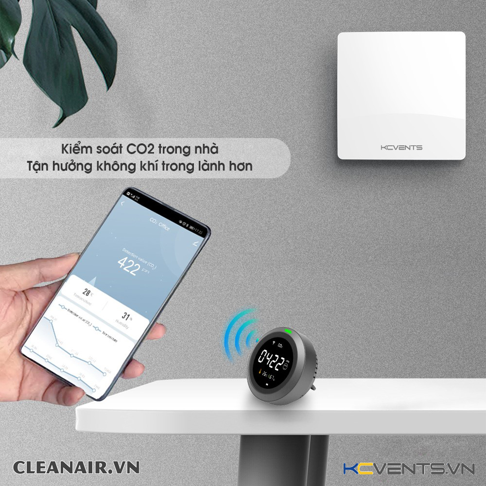 Máy cấp khí tươi hồi nhiệt KCvents VT501